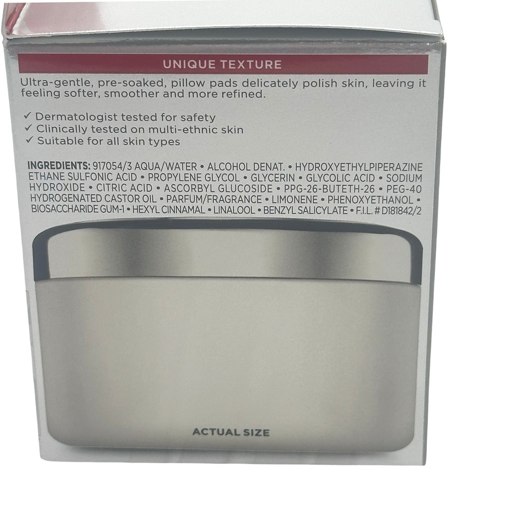 L'Oreal Revitalift Bright Reveal Peel Pads 30ct White 10% Glycolic Complex‎ - Picture 4 of 6